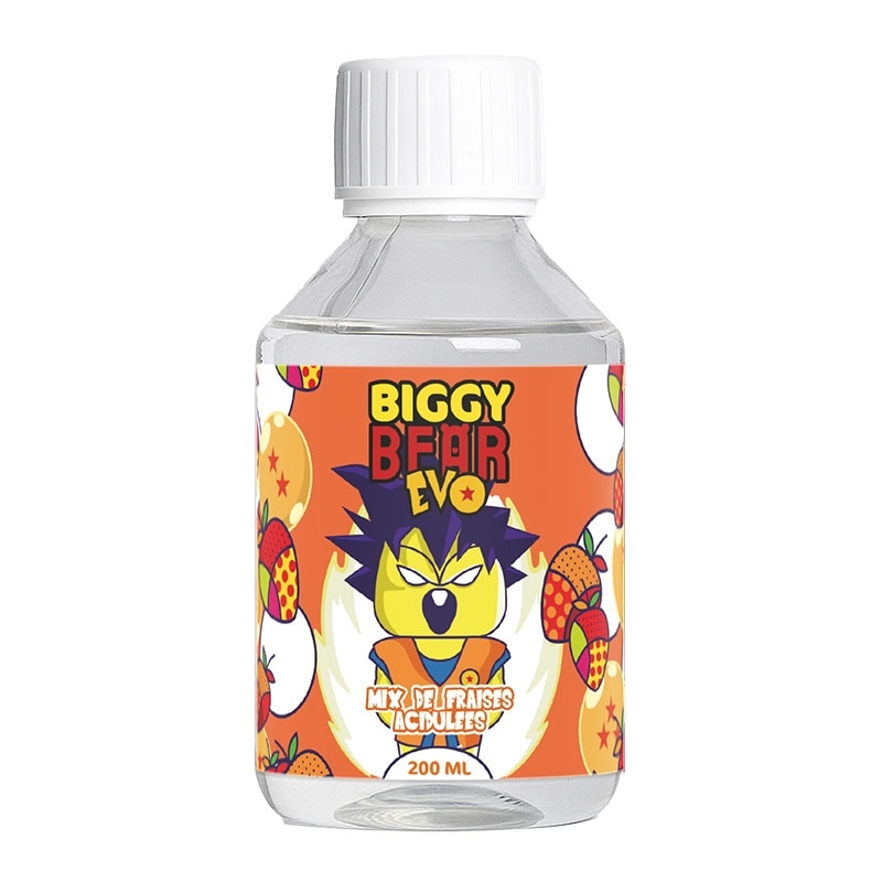 e-liquid Sour Strawberry Mix 200 ml - Biggy Bear EVO cheap