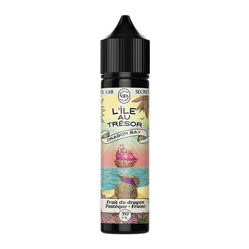 E-liquide Dragon Bay fruit du dragon pastèque fraise 50 ml Île au Trésor | Le Vapoteur Discount