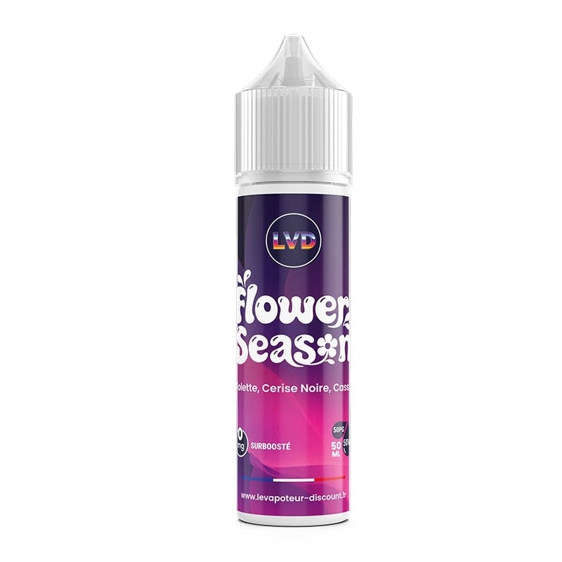 Violette Cerise Noire Cassis 50 ml Flower Season - Le Vapoteur Discount