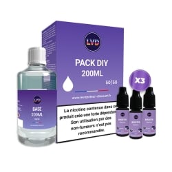 Pack DIY 3 mg 200 ml - Le Vapoteur Discount pas cher