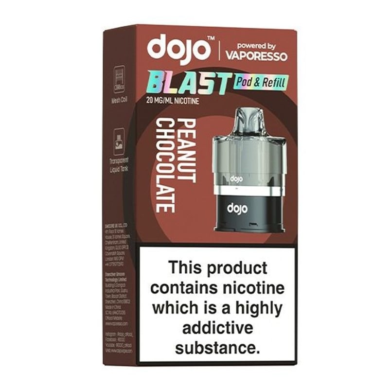 Recharge Dojo Blast 6000 Peanut Chocolate - Vaporesso