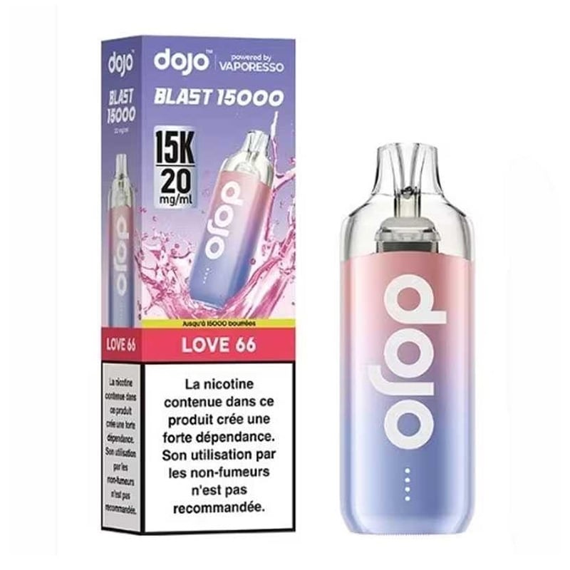 Puff Dojo Blast 15K Love66 Vaporesso | Le Vapoteur Discount