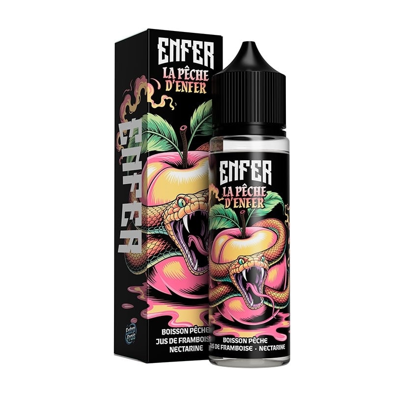 e-liquide La Pêche d'ENFER 50 ml - ENFER pas cher