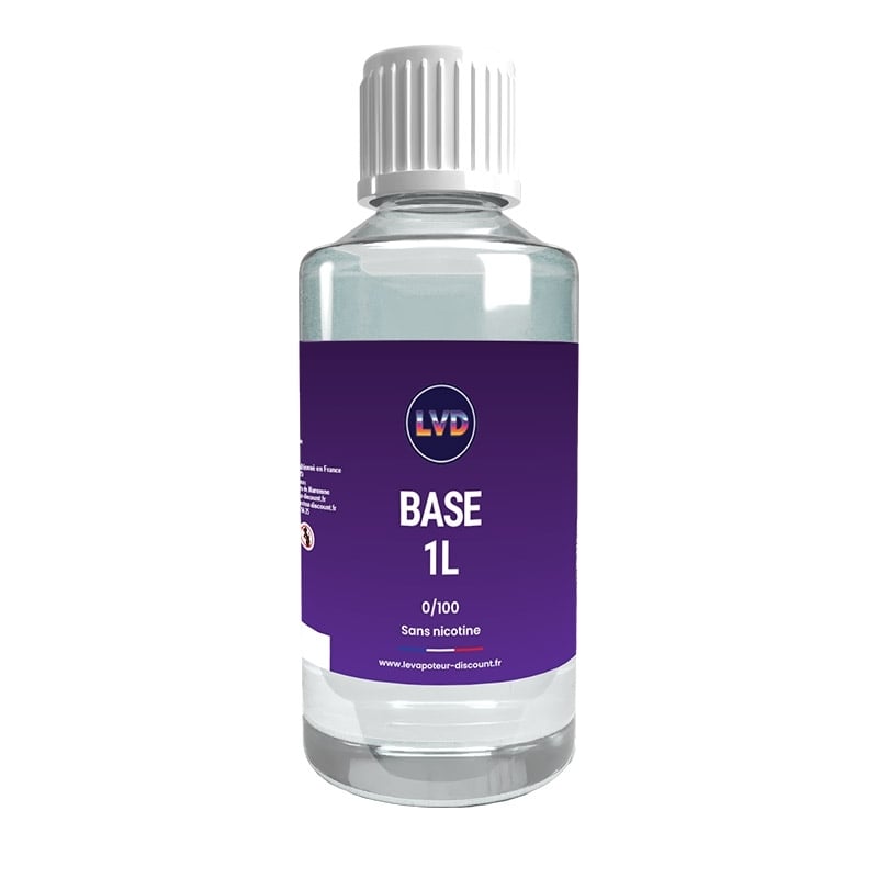 Base 1 L 0/100 PG/VG - Le Vapoteur Discount pas cher