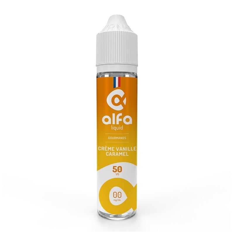 e-liquide Crème Vanille Caramel 50 ml - Alfaliquid pas cher