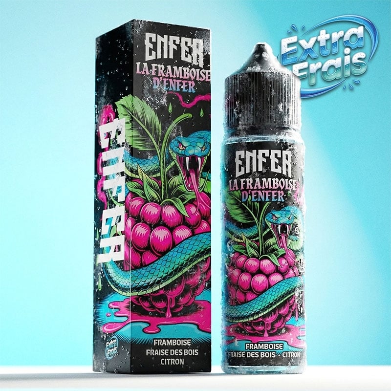 e-liquide La Framboise d'ENFER 50 ml - ENFER pas cher