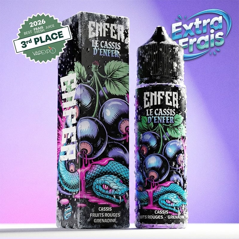 e-liquide Le Cassis d'ENFER 50 ml - ENFER pas cher