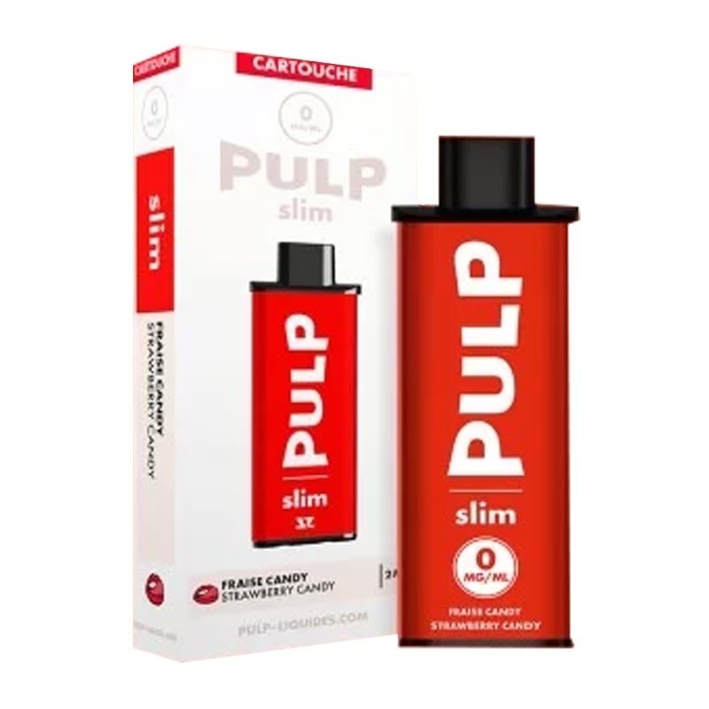 Cartouche Fraise Candy Pod Slim - Pulp pas cher