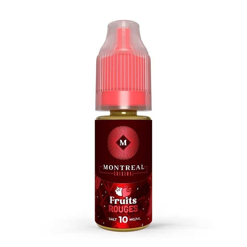 e-liquid Red Fruits nicotine salt 10 ml - Montréal Original cheap