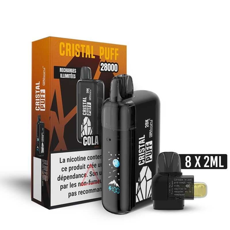 Cristal Puff 28K Cola pas chère | Le Vapoteur Discount