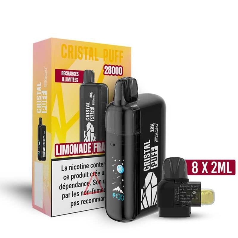 Cristal Puff 28K Limonade Framboise pas chère | Le Vapoteur Discount