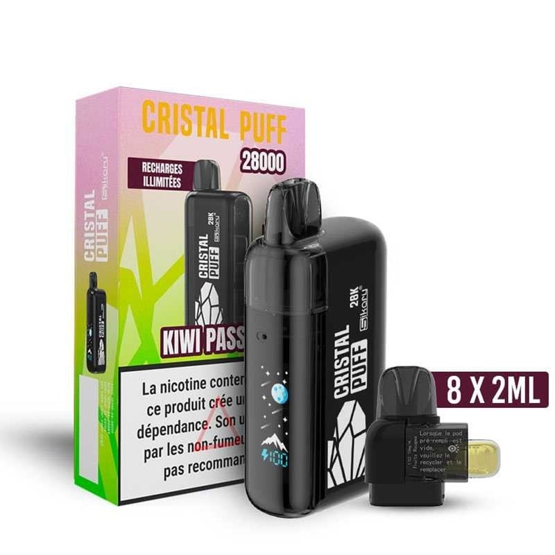 Cristal Puff 28K Kiwi Passion pas chère | Le Vapoteur Discount
