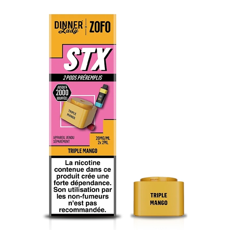 STX 4-in-1 Cartridges Triple Mango 2 ml (x2) - Dinner Lady cheap