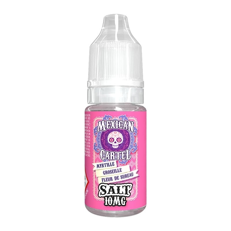 e-liquide Myrtille Groseille Fleur de Sureau Salt 10 ml - Mexican Cartel pas cher