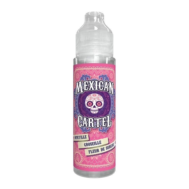 e-liquide Myrtille Groseille Fleur de Sureau 50 ml - Mexican Cartel pas cher