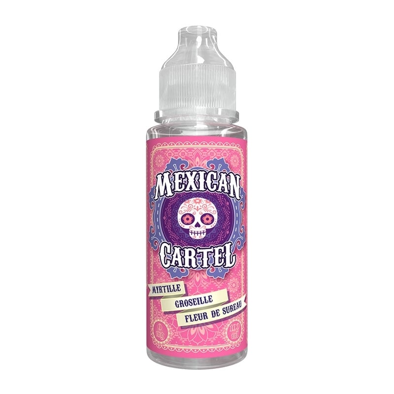 e-liquide Myrtille Groseille Fleur de Sureau 100 ml - Mexican Cartel pas cher