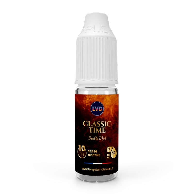 Double RY4 nicotine salt 10 ml Classic Time - Le Vapoteur Discount