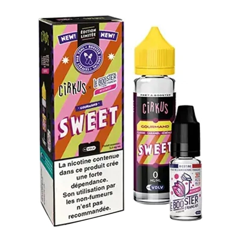 E-liquide Sweet 50 ml + booster Neosweet Cirkus | Le Vapoteur Discount