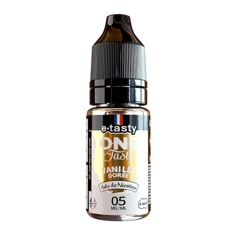 e-liquide Vanille Dorée sel de nicotine 10 ml ONE Taste - e.tasty pas cher