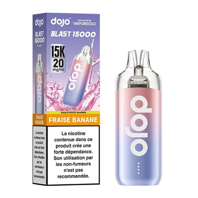 Puff Dojo Blast 15K Fraise Banane Vaporesso | Le Vapoteur Discount