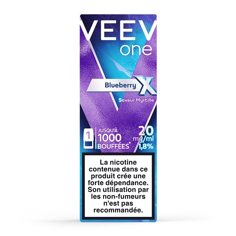 Recharge Veev One Extra Blueberry X Veev One | Le Vapoteur Discount