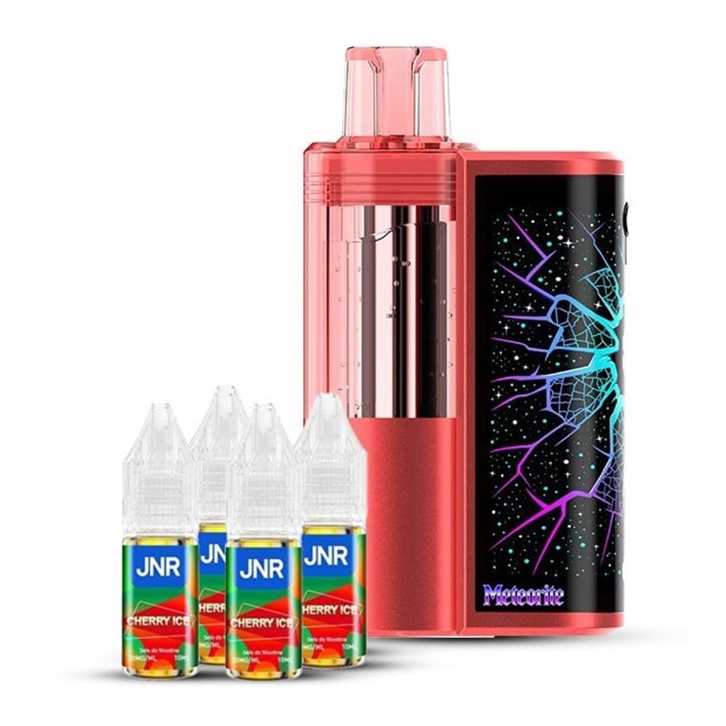Puff JNR Meteorite 100K Cherry Ice avec ou sans nicotine | Le Vapoteur Discount