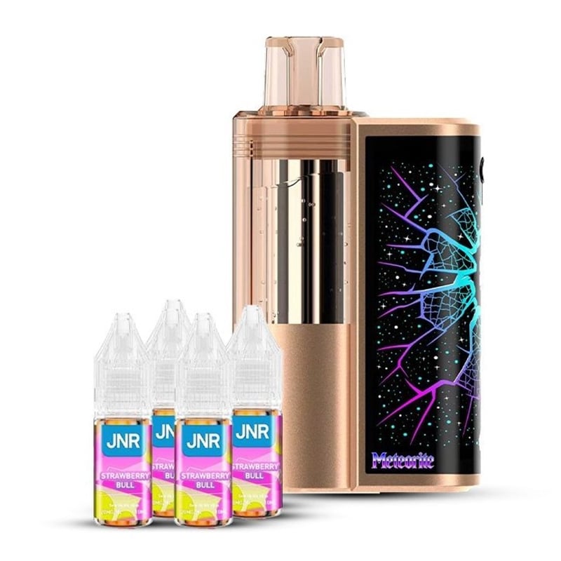 Puff JNR Meteorite 100K Strawberry Bull with or without nicotine | Le Vapoteur Discount
