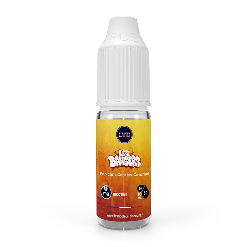 Pop Corn Cookies Caramel 10 ml Les Bangers - Le Vapoteur Discount
