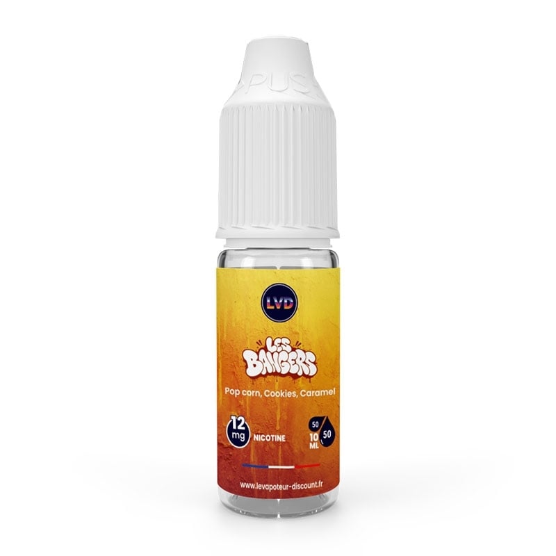 Pop Corn Cookies Caramel 10 ml Les Bangers - Le Vapoteur Discount