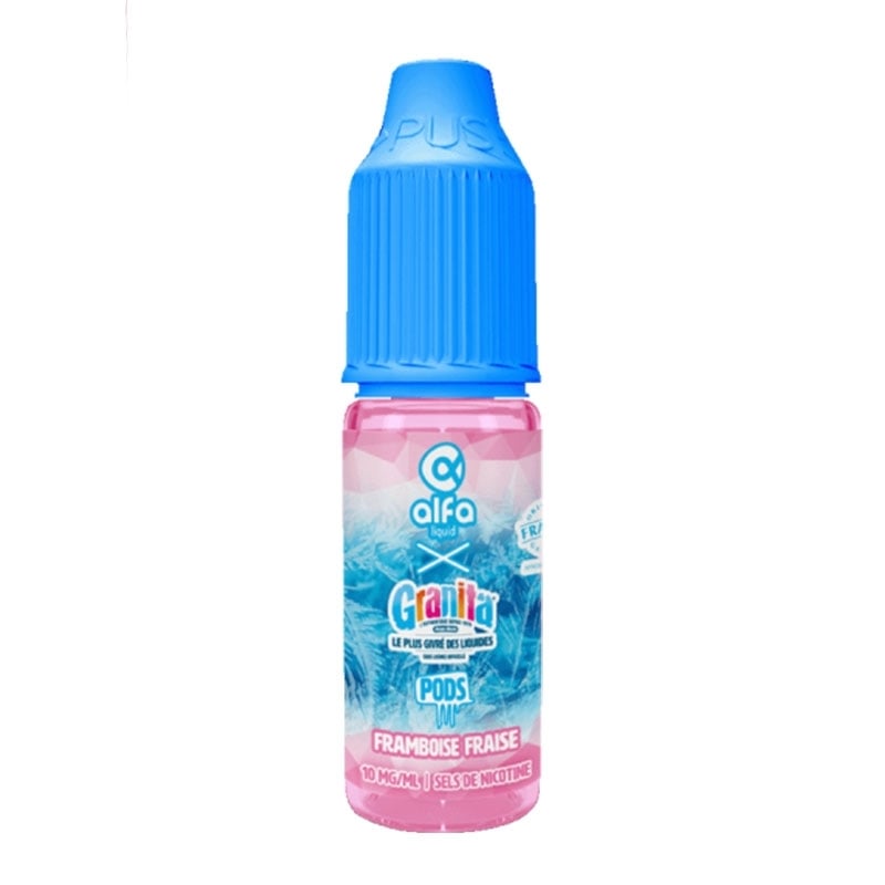 Framboise Fraise 10 ml Granita PODS - Alfaliquid
