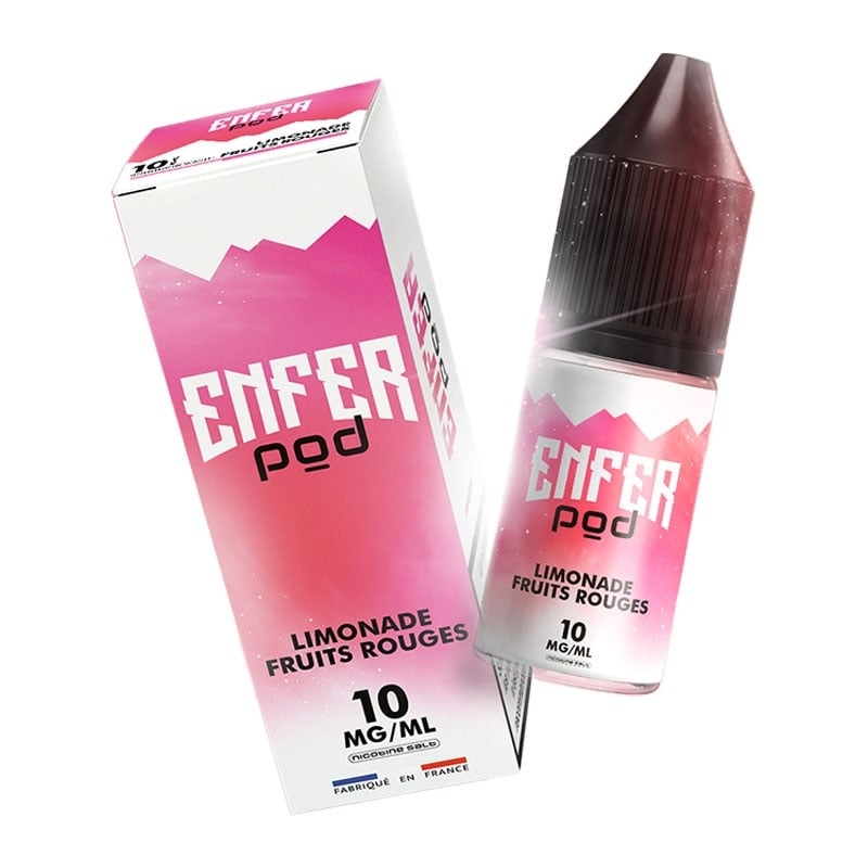e-liquide Limonade Fruits Rouges 10 ml Pod - ENFER pas cher