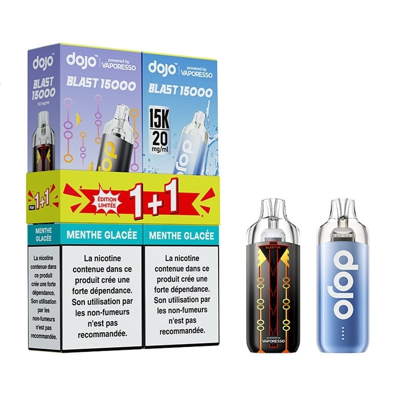 Bundle Puff Dojo Blast 15K Iced Mint (X2) - Vaporesso
