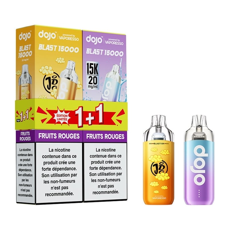 Bundle Puff Dojo Blast 15K Red Fruits (X2) - Vaporesso