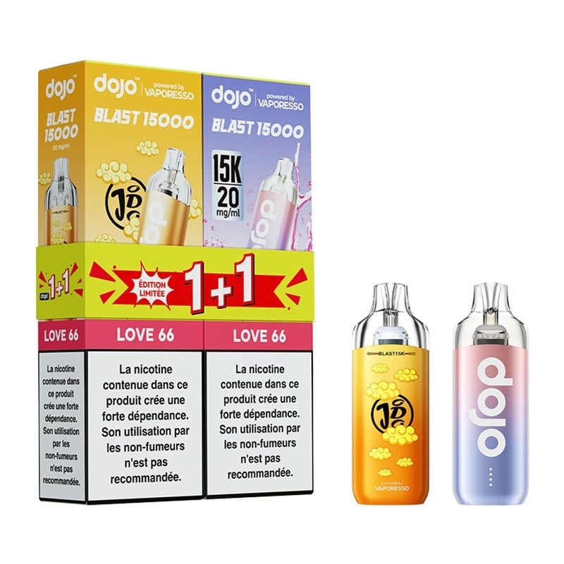 Bundle Puff Dojo Blast 15K Love66 (X2) - Vaporesso
