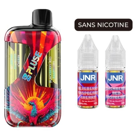 JNR ZPluse 42K Sans Nicotine Blueberry Raspberry Cherry & Blackberry Red Raspberry - JNR
