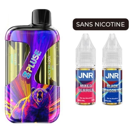JNR ZPluse 42K Sans Nicotine Mixed Berries & Black Dragon Ice - JNR