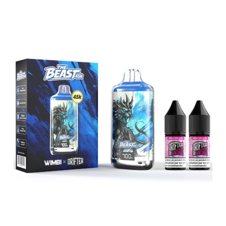Puff The Beast 45K Glacial Warden Iced Candyfloss - Wimbi X Drifter