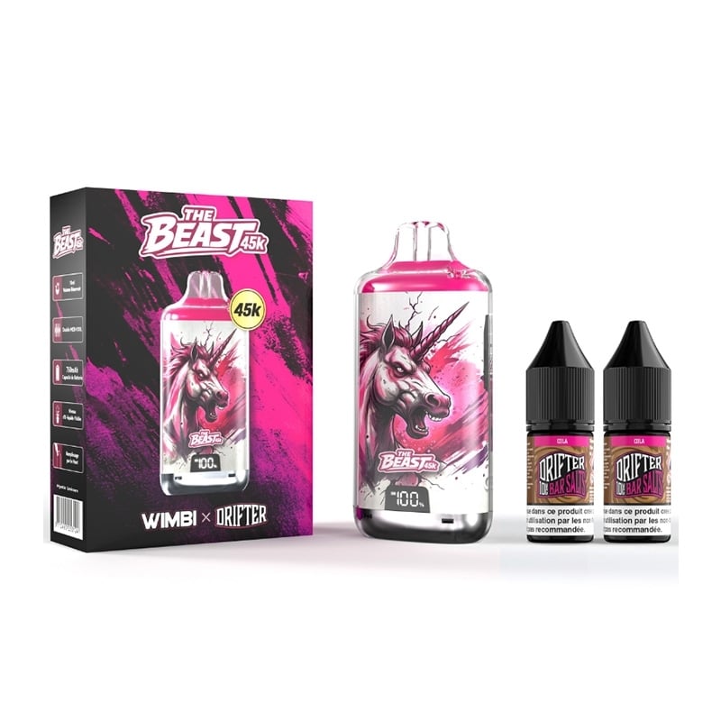 Puff The Beast 45K Mystic Unicorn Cola Wimbi X Drifter | Le Vapoteur Discount