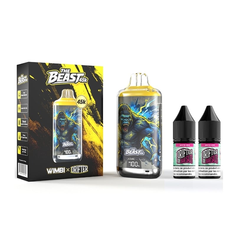 Puff The Beast 45K Thunder Kong Menthe Douce Wimbi X Drifter | Le Vapoteur Discount