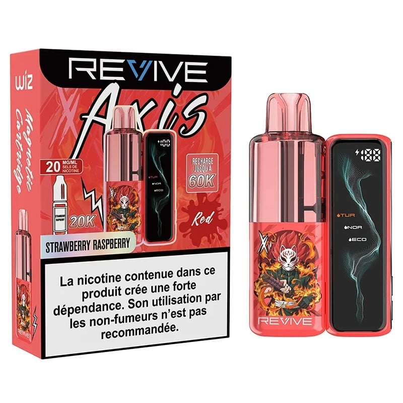 Puff Revive Axis Otaku Strawberry Raspberry cheap | Le Vapoteur Discount