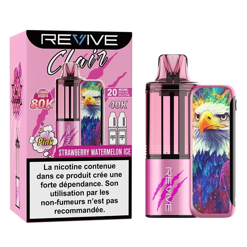 Puff Revive Clair Animals Strawberry Watermelon Ice | Le Vapoteur Discount