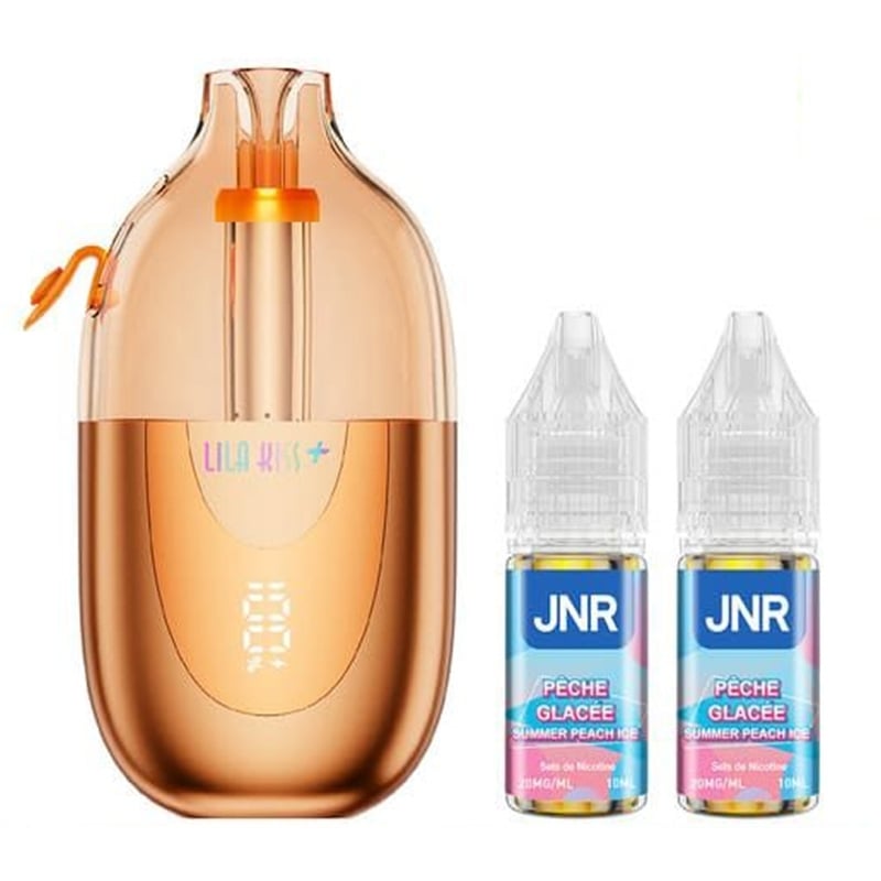 Puff JNR Lila Kiss + 46K Summer Peach Ice - JNR