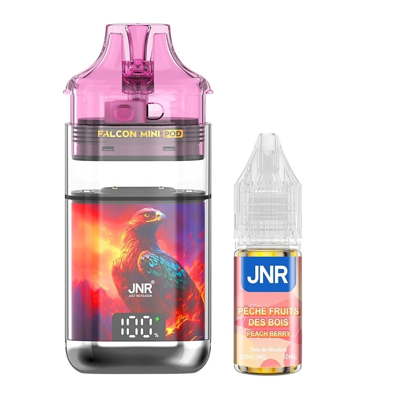 Puff JNR Falcon Mini 20K Peach Berry - JNR