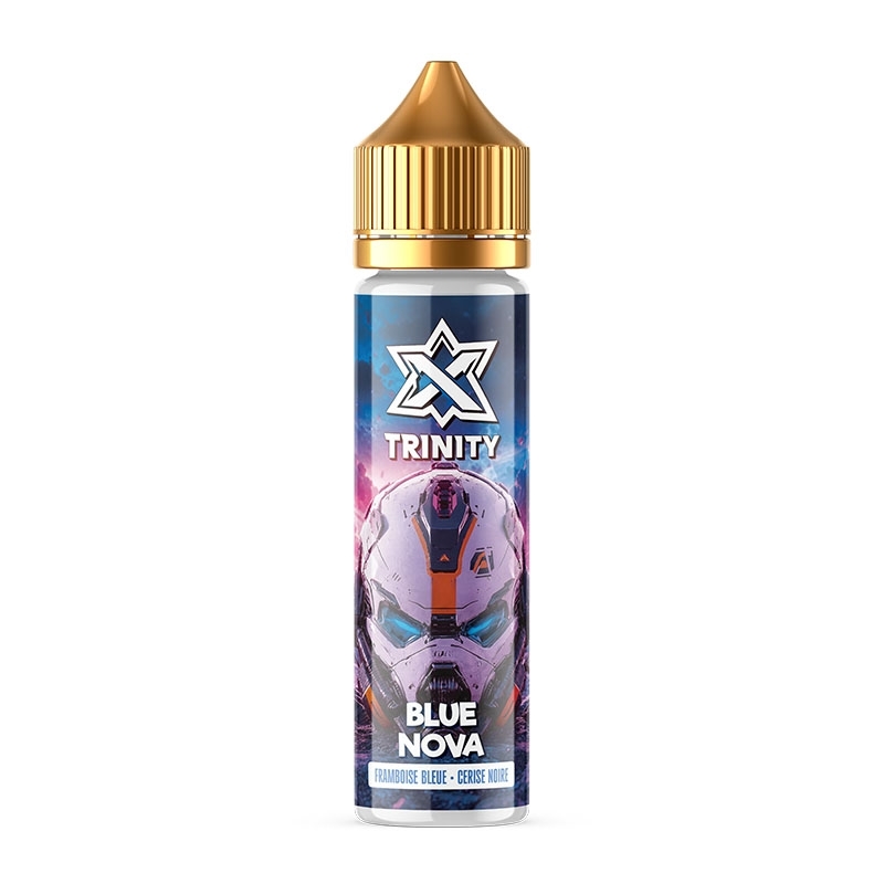 Blue Raspberry & Sweet Black Cherry 50 ml Trinity X - Le Vapoteur Discount