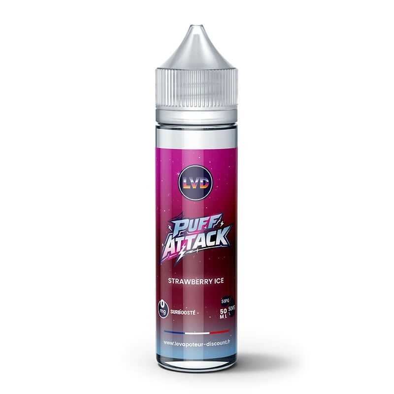 Strawberry Ice 50 ml Puff Attack - Le Vapoteur Discount
