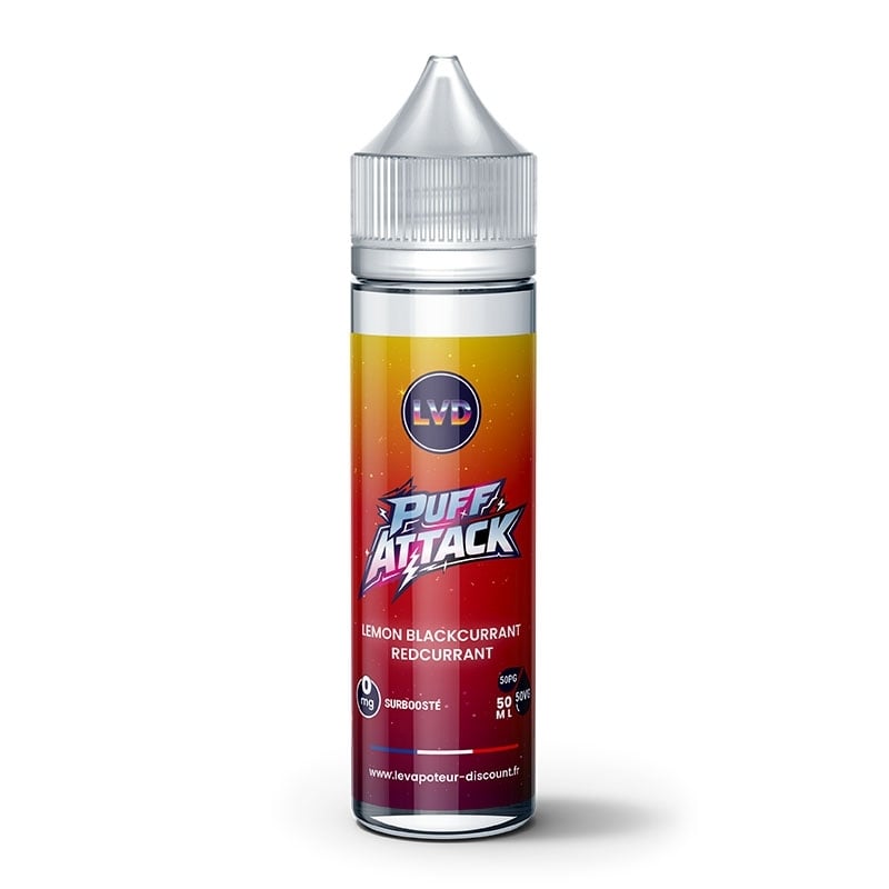 Lemon Blackcurrant Redcurrant 50 ml Puff Attack - Le Vapoteur Discount