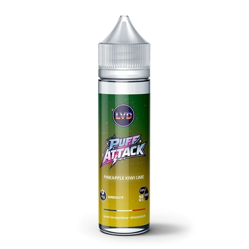 Pineapple Kiwi Lime 50 ml Puff Attack - Le Vapoteur Discount