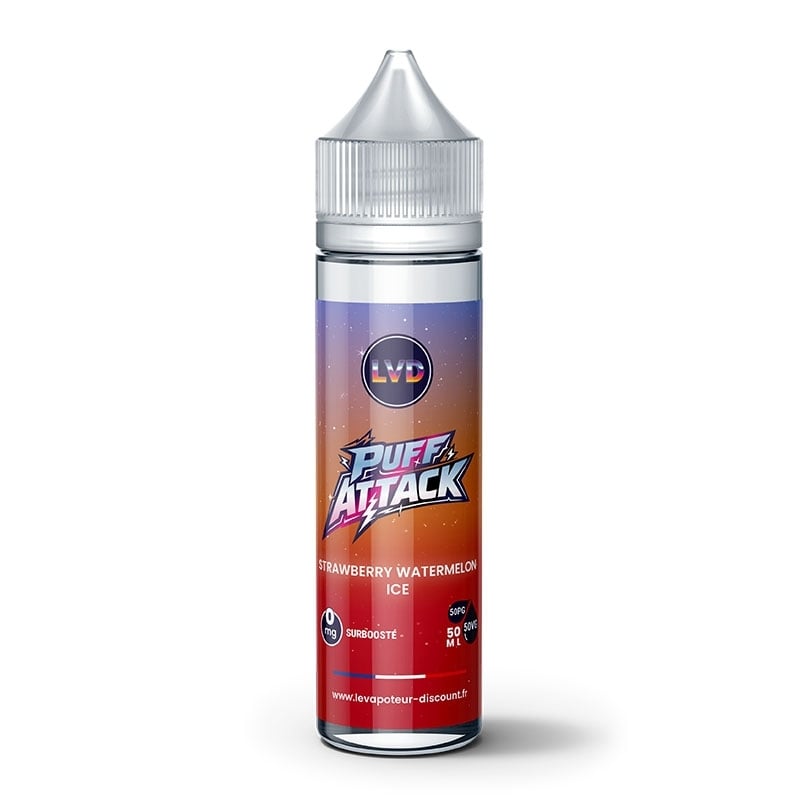 Strawberry Watermelon Ice 50 ml Puff Attack - Le Vapoteur Discount
