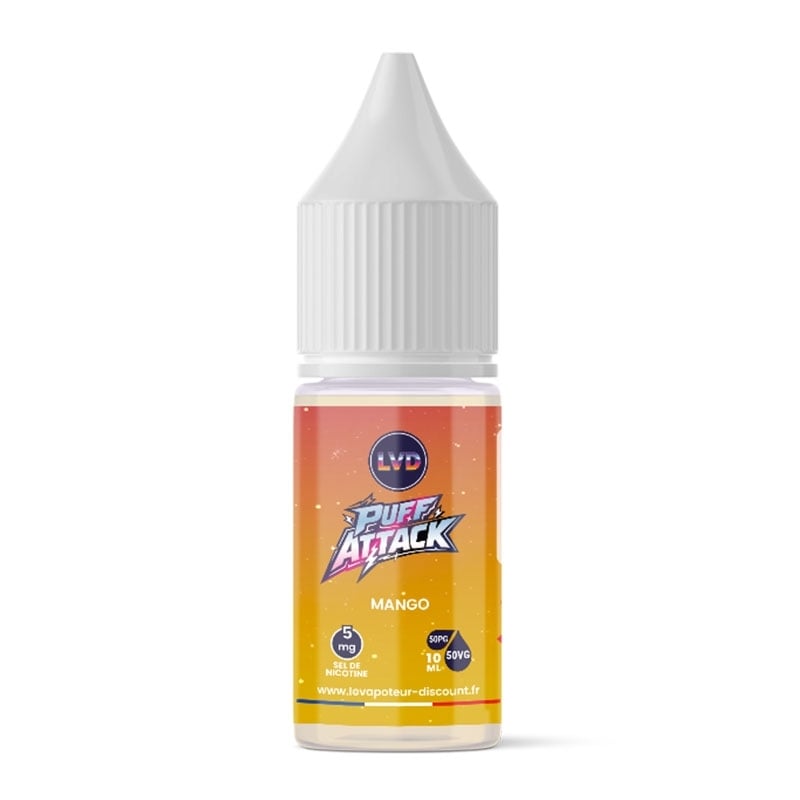 Mango Nic Salt 10 ml Puff Attack - Le Vapoteur Discount