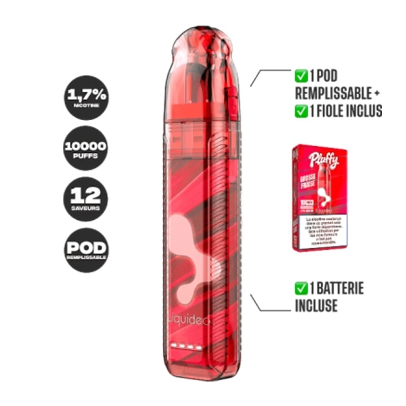 Puff Pluffy 10K Big Strawberry - Liquideo
